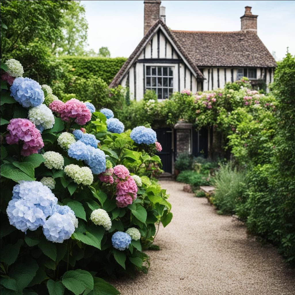 Английский стиль в саду